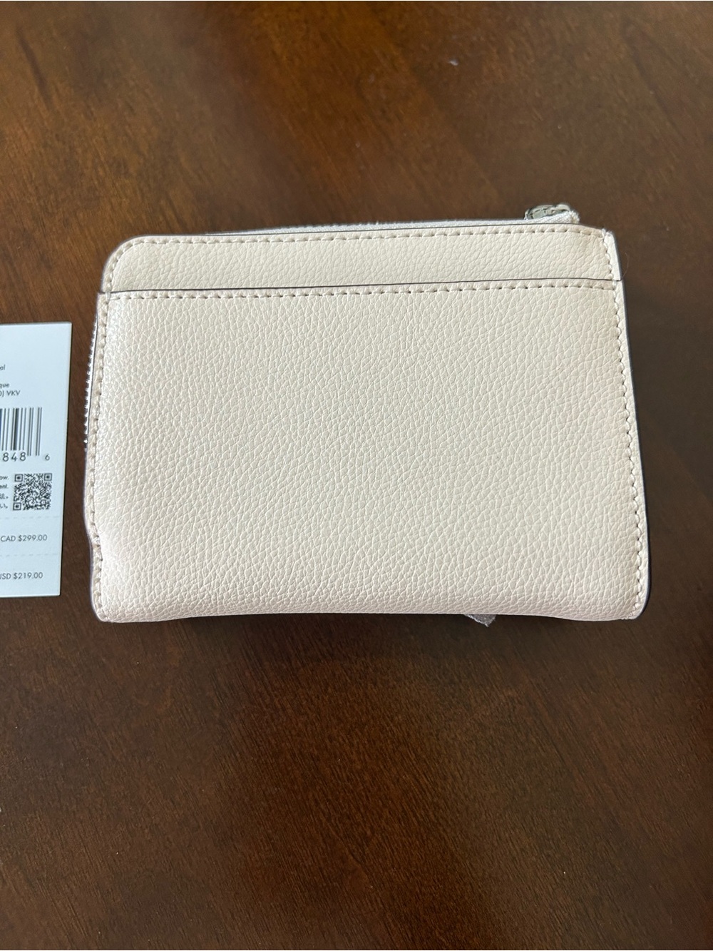 kate spade 3D Floral Small L-zip Wallet in Fresh Peach MSRP $219 - Picture 4 of 16